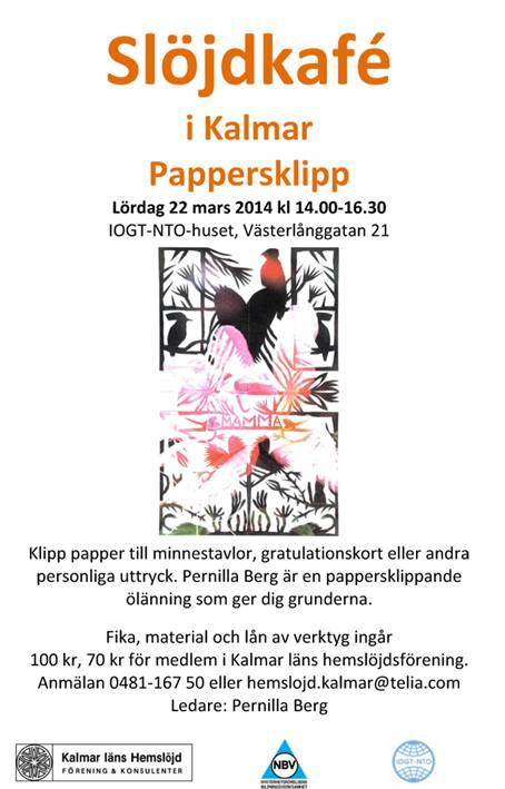 Pappersklippning i Kalmar